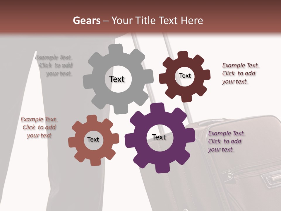 Modern Trendy Trolley PowerPoint Template