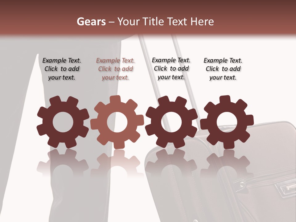 Modern Trendy Trolley PowerPoint Template