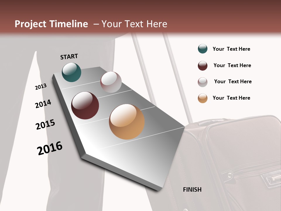 Modern Trendy Trolley PowerPoint Template