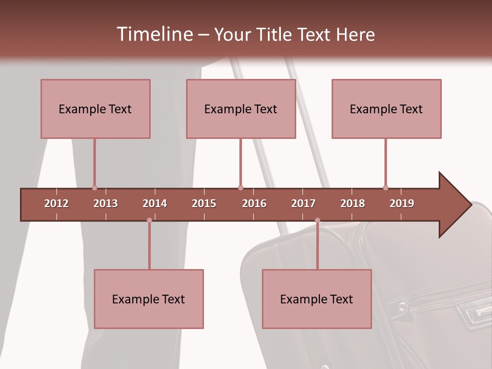 Modern Trendy Trolley PowerPoint Template