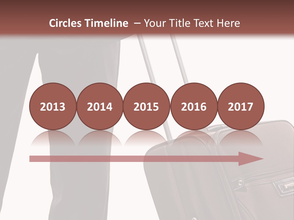 Modern Trendy Trolley PowerPoint Template