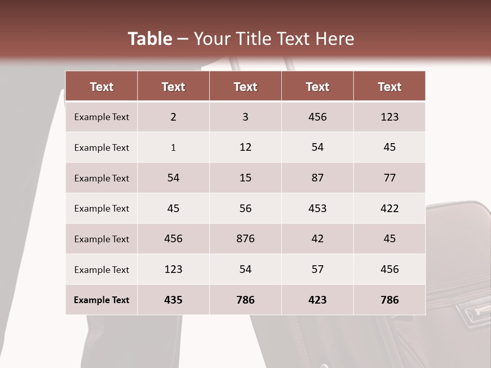 Modern Trendy Trolley PowerPoint Template