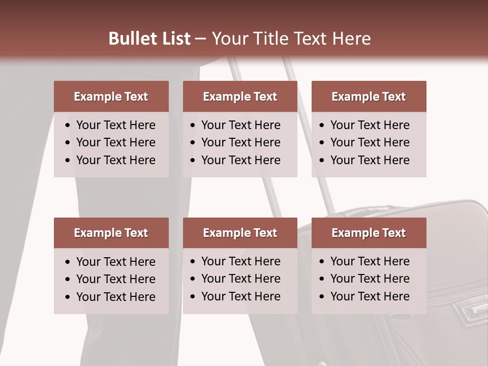 Modern Trendy Trolley PowerPoint Template