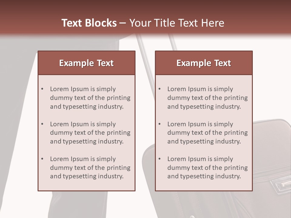 Modern Trendy Trolley PowerPoint Template