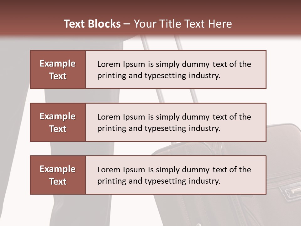 Modern Trendy Trolley PowerPoint Template