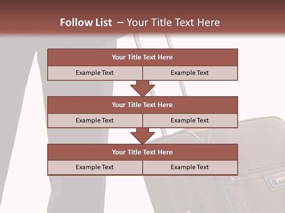 Modern Trendy Trolley PowerPoint Template