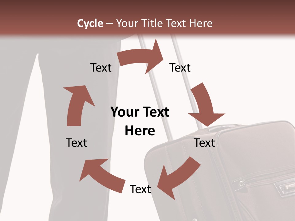 Modern Trendy Trolley PowerPoint Template