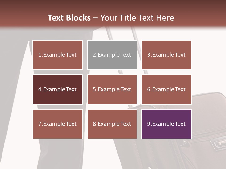 Modern Trendy Trolley PowerPoint Template
