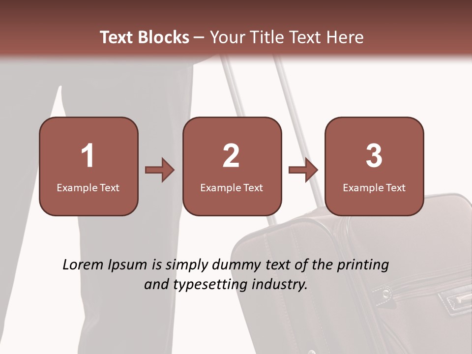 Modern Trendy Trolley PowerPoint Template