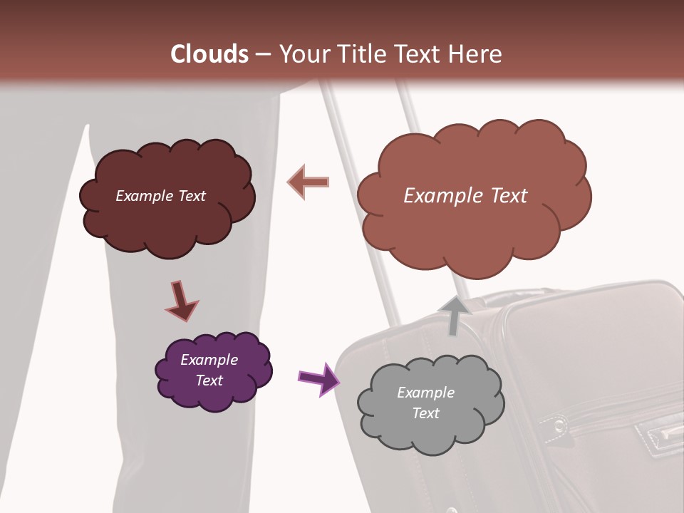 Modern Trendy Trolley PowerPoint Template