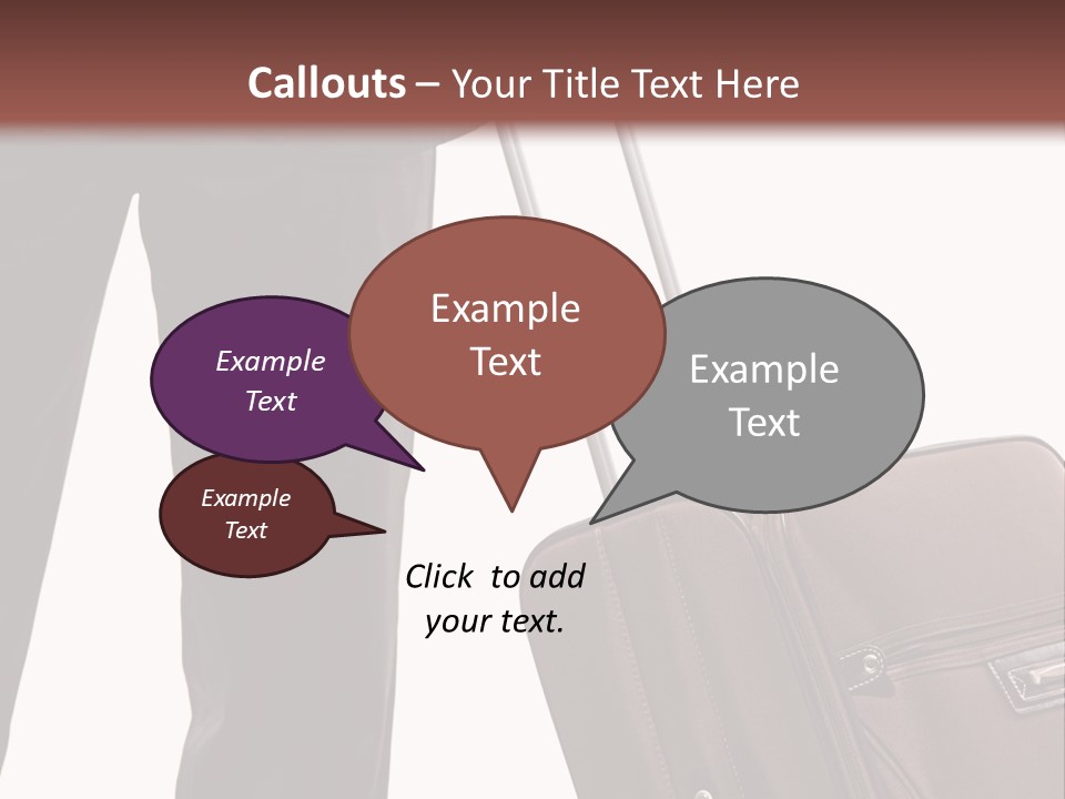 Modern Trendy Trolley PowerPoint Template