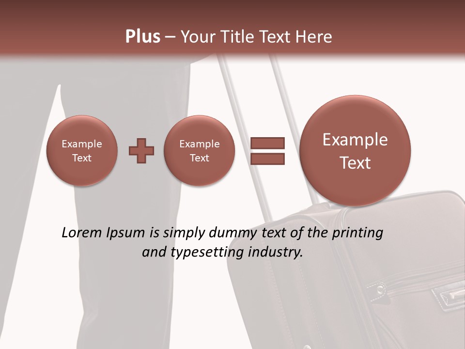 Modern Trendy Trolley PowerPoint Template