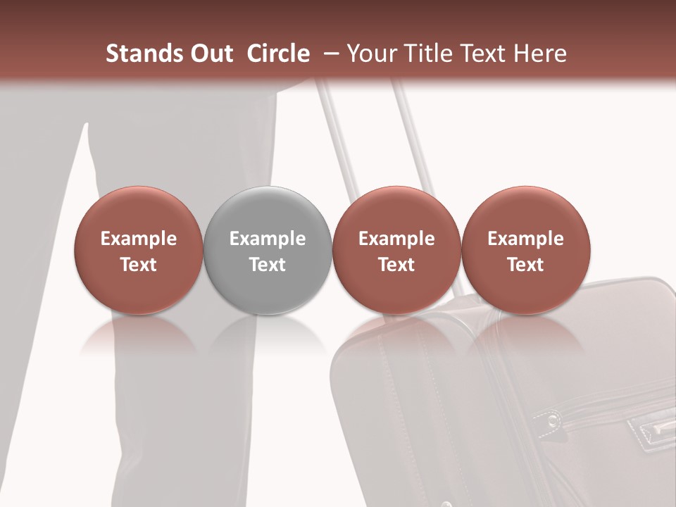 Modern Trendy Trolley PowerPoint Template