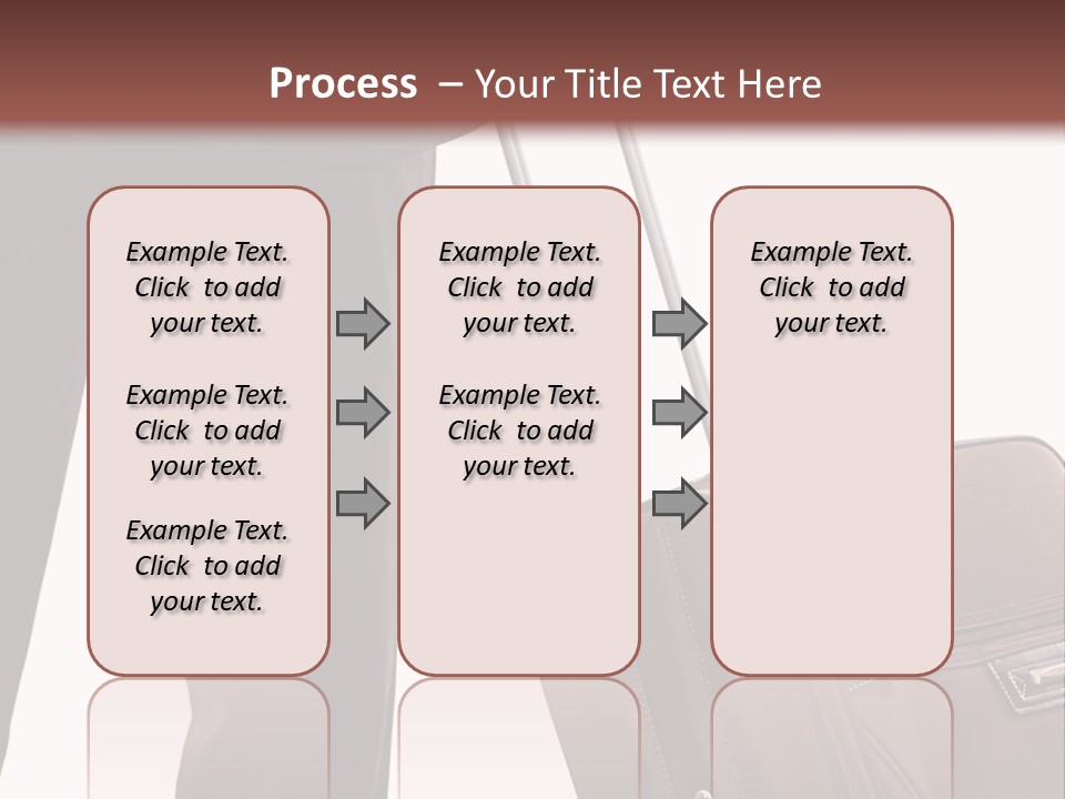 Modern Trendy Trolley PowerPoint Template