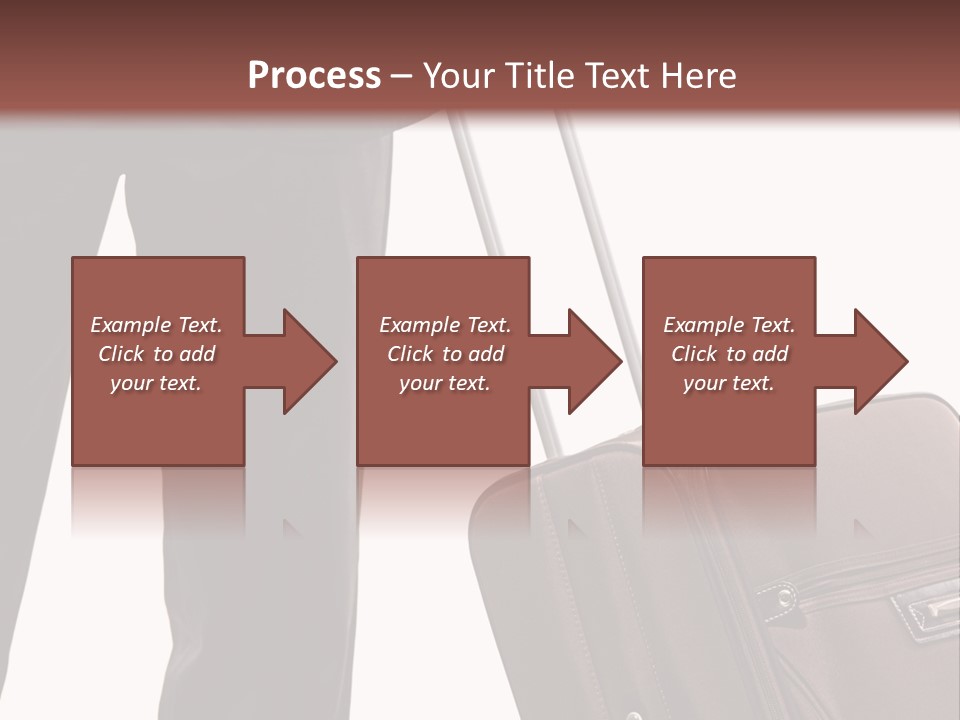 Modern Trendy Trolley PowerPoint Template