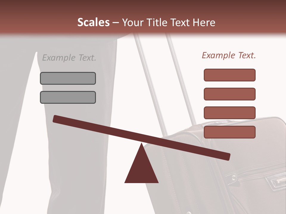 Modern Trendy Trolley PowerPoint Template