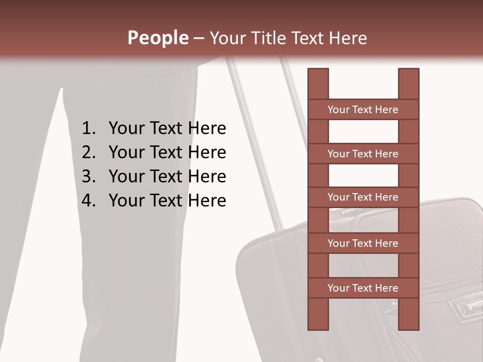 Modern Trendy Trolley PowerPoint Template