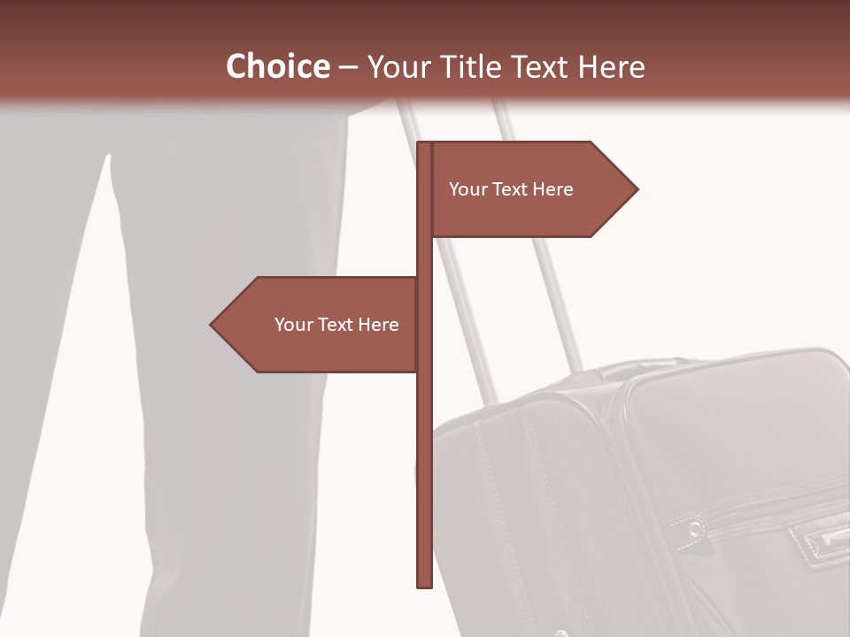 Modern Trendy Trolley PowerPoint Template