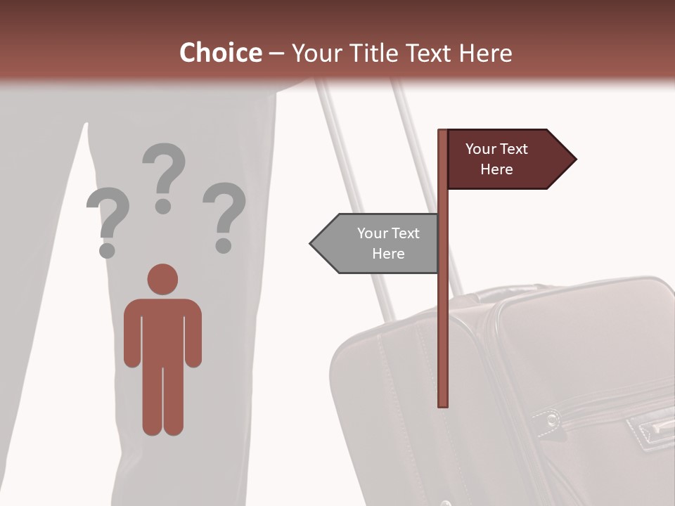 Modern Trendy Trolley PowerPoint Template