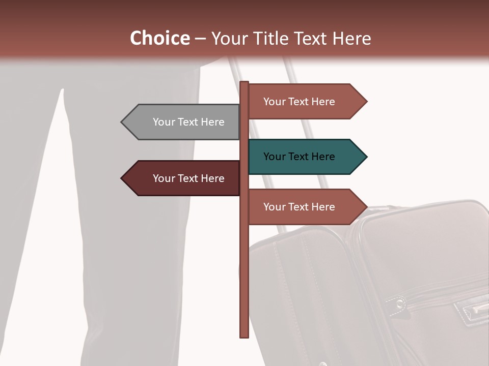 Modern Trendy Trolley PowerPoint Template