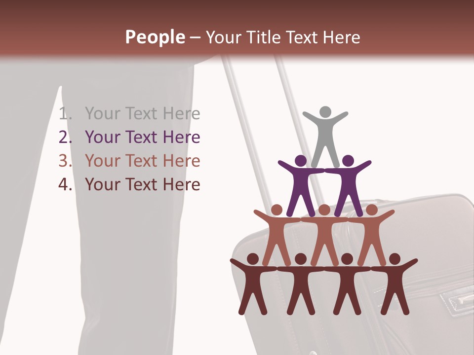 Modern Trendy Trolley PowerPoint Template