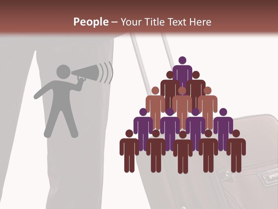 Modern Trendy Trolley PowerPoint Template