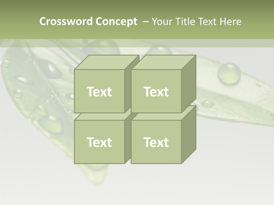 Rain Herb Growth PowerPoint Template