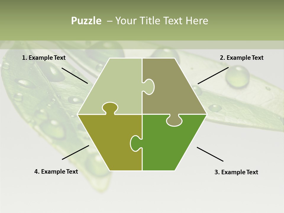 Rain Herb Growth PowerPoint Template