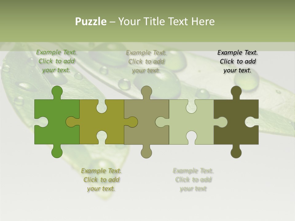 Rain Herb Growth PowerPoint Template