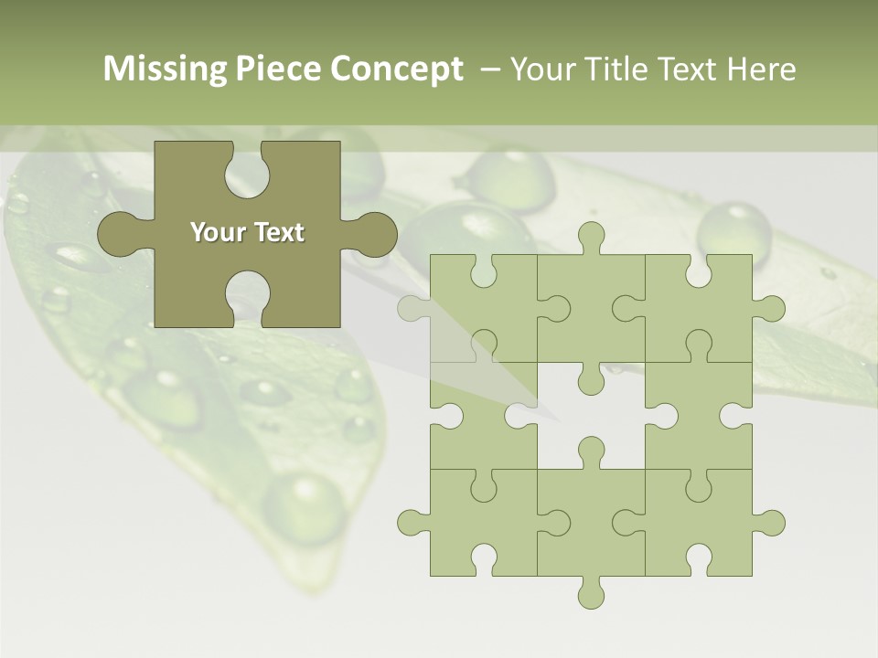Rain Herb Growth PowerPoint Template