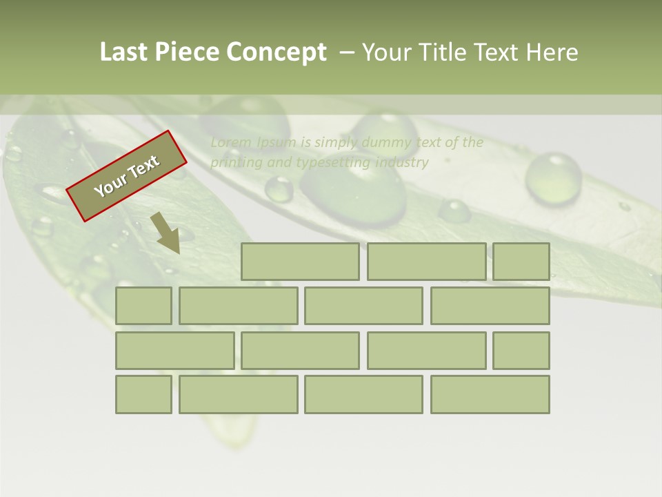 Rain Herb Growth PowerPoint Template