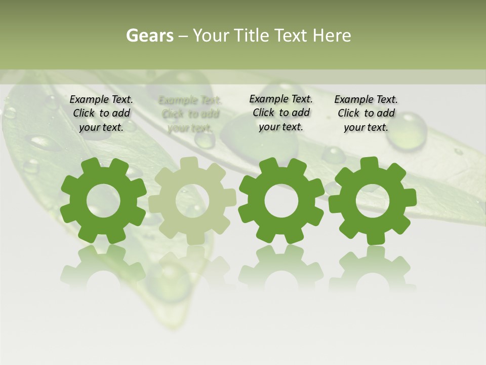 Rain Herb Growth PowerPoint Template