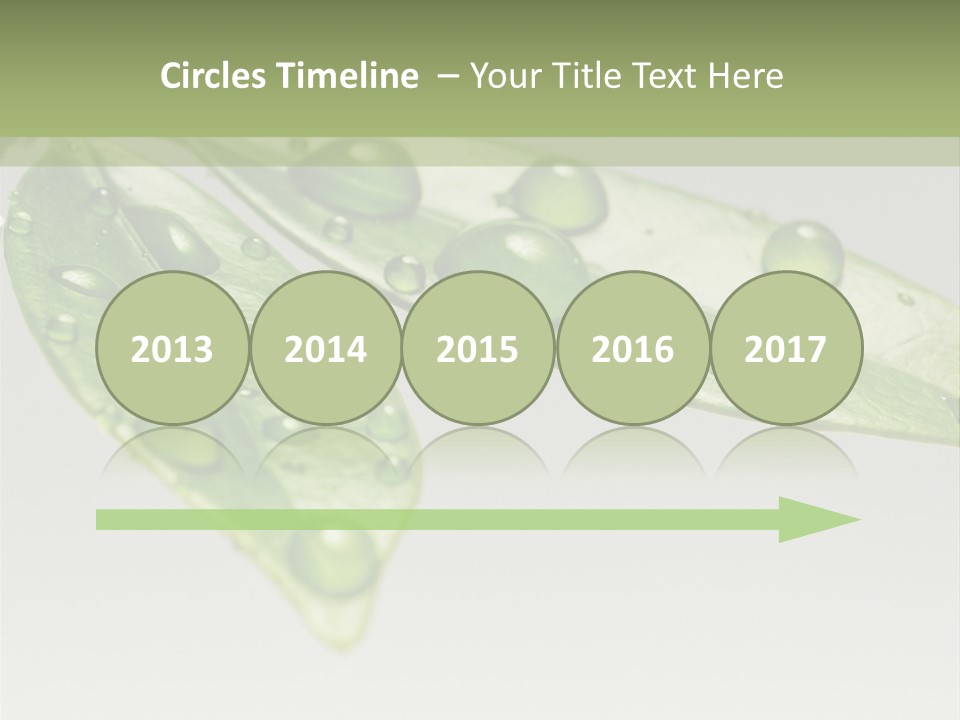 Rain Herb Growth PowerPoint Template