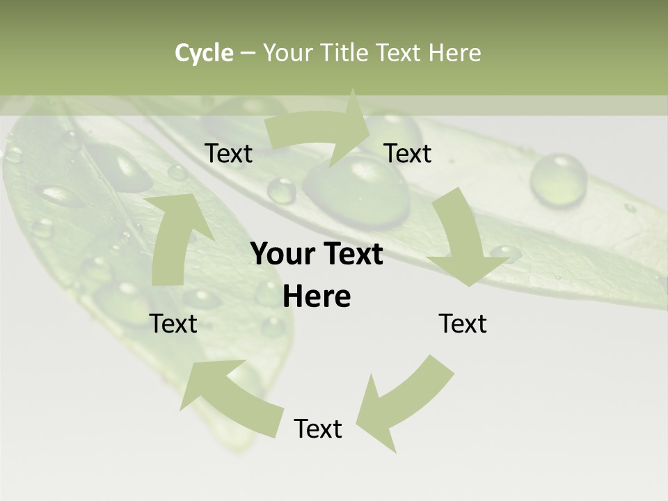 Rain Herb Growth PowerPoint Template