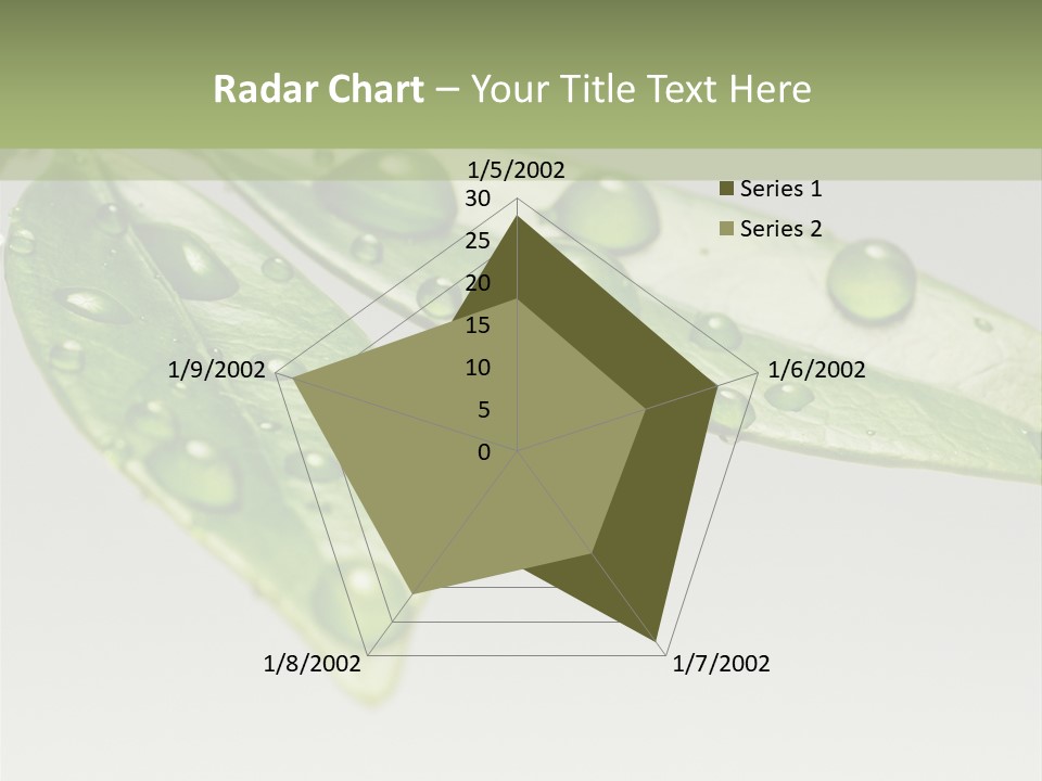 Rain Herb Growth PowerPoint Template