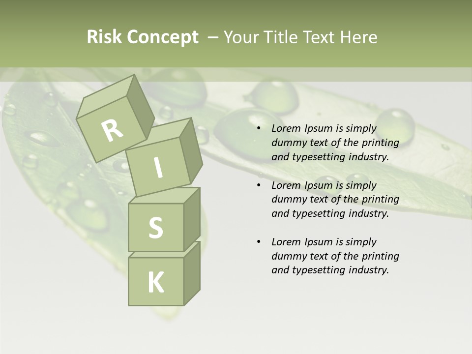 Rain Herb Growth PowerPoint Template