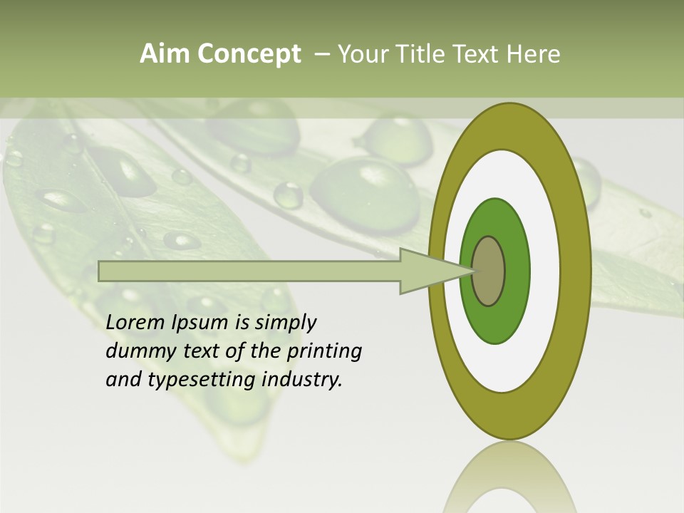 Rain Herb Growth PowerPoint Template