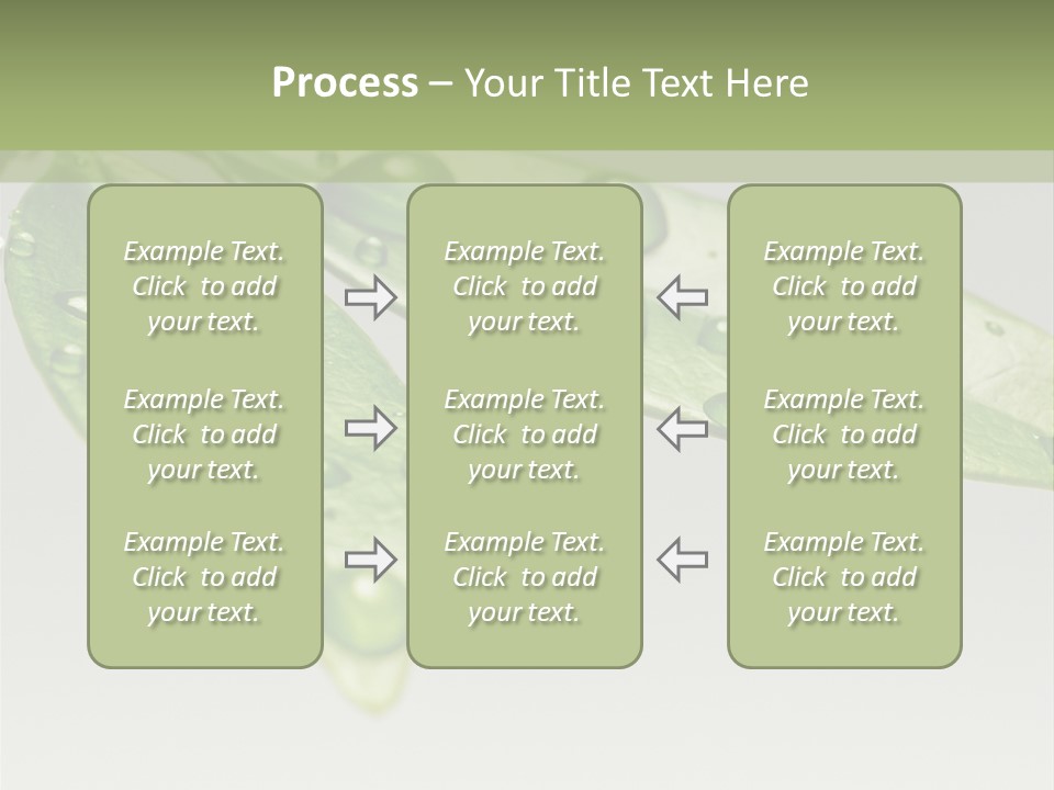 Rain Herb Growth PowerPoint Template