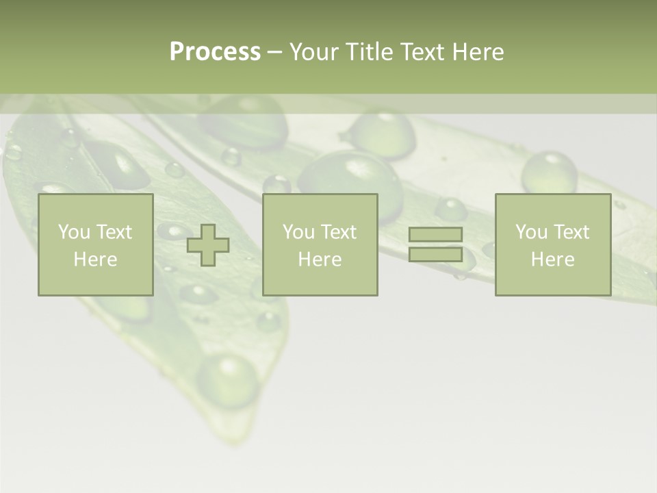 Rain Herb Growth PowerPoint Template