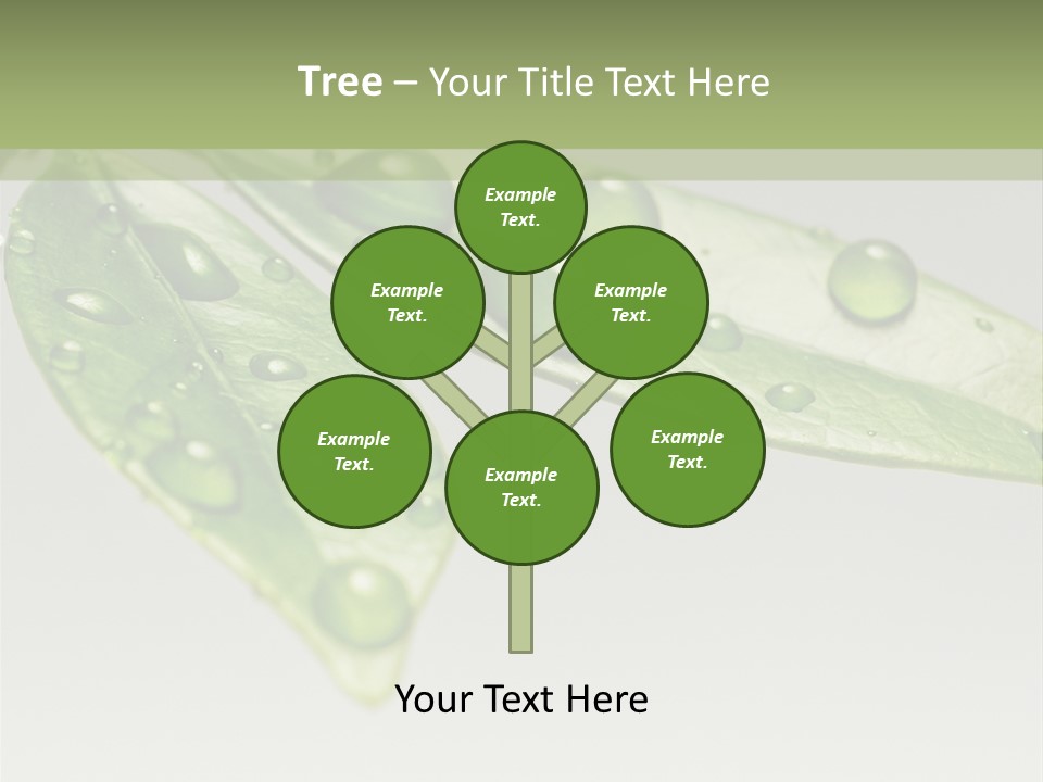 Rain Herb Growth PowerPoint Template