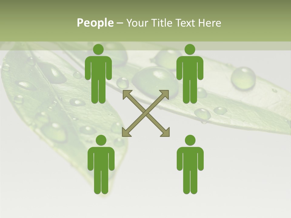 Rain Herb Growth PowerPoint Template