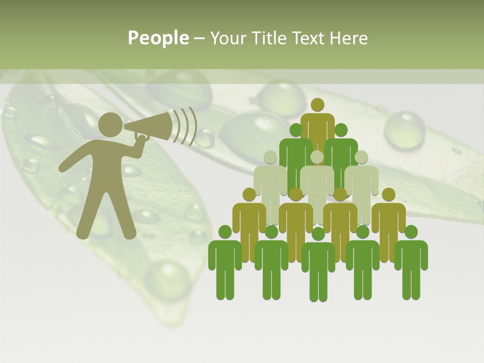 Rain Herb Growth PowerPoint Template