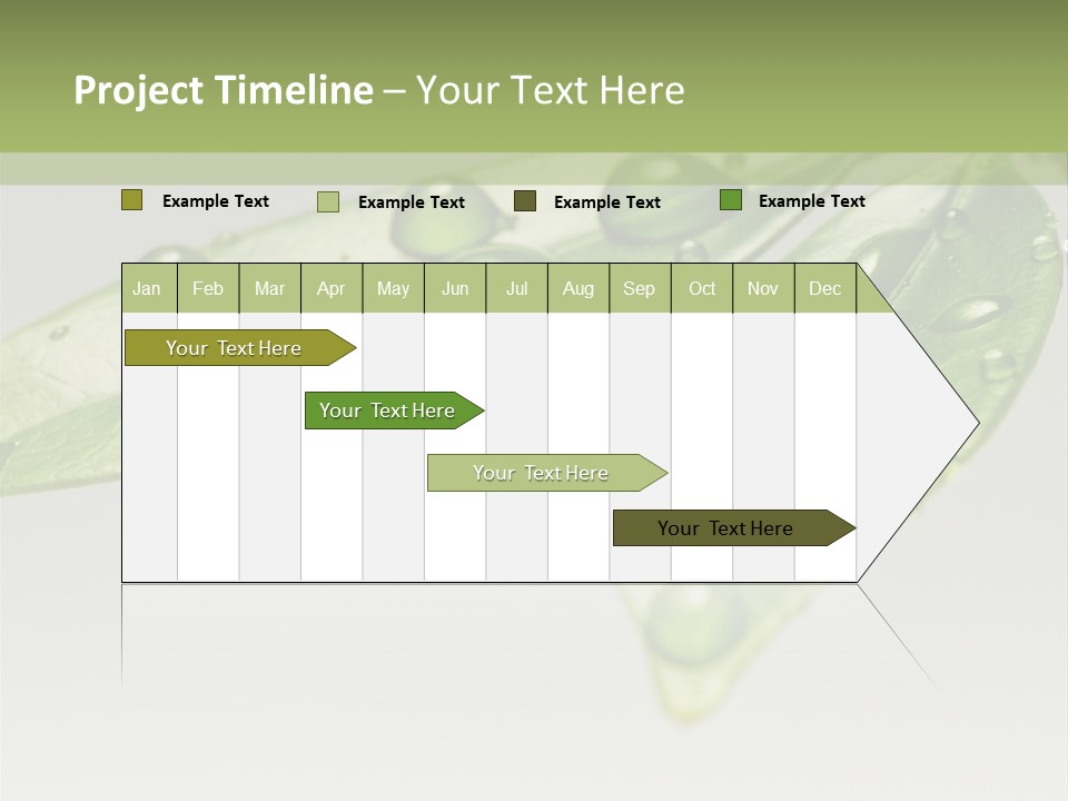 Drops Meadow Idyllic PowerPoint Template
