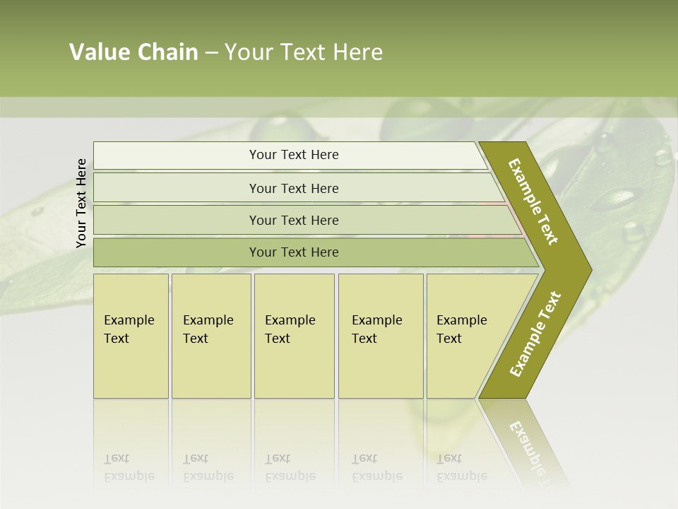 Drops Meadow Idyllic PowerPoint Template
