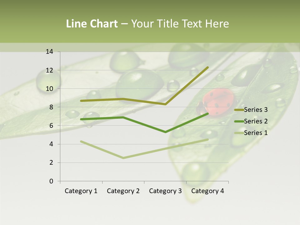 Drops Meadow Idyllic PowerPoint Template