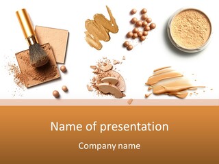 Ceremonial Powder Face PowerPoint Template