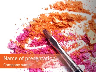 Background Makeup Isolated PowerPoint Template