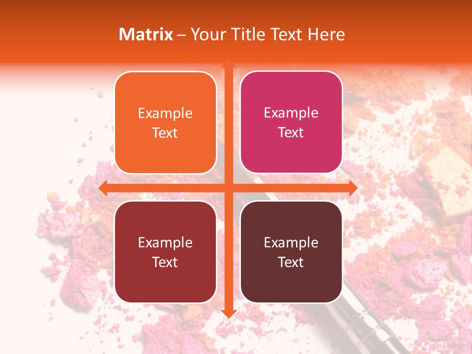 Background Makeup Isolated PowerPoint Template