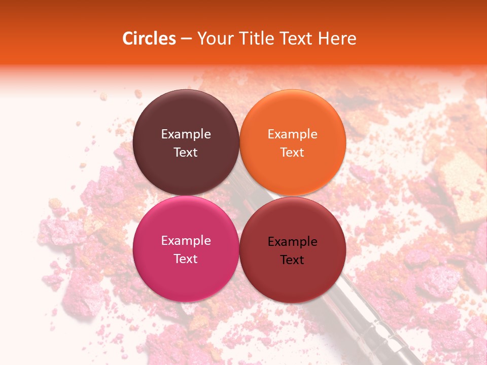 Background Makeup Isolated PowerPoint Template