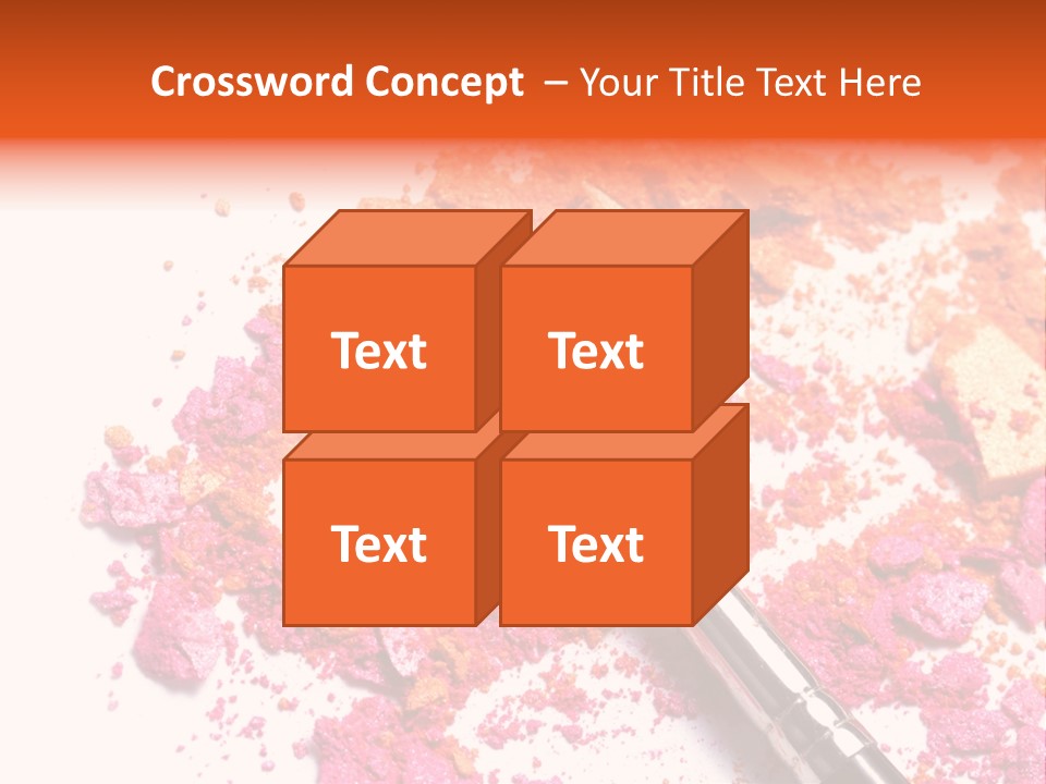 Background Makeup Isolated PowerPoint Template